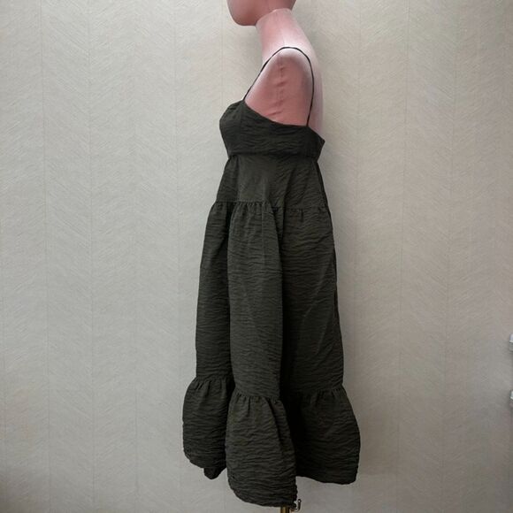 Cara Callahan Green Bubble Dress Womens Size S - Picture 5 of 9